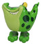Whimsical Swamp Bayou Alligator Money Piggy Bank W/ Bobble Spring Legs Figurine