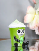 Furry Bones Matchiko Green Tea Leaf Matcha Drink Skeleton Figurine Furrybones
