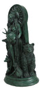 Greek Goddess Gaia Pregnant With Earth Accompanied By Animals Figurine