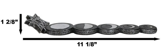 Wicca Mystic Triple Moon Phases Sacred Goddesses Incense Stick Holder Burner