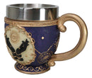 Gold And Purple Wicca Fortune Teller Chirology All Seeing Eye Tarot Tea Cup Mug