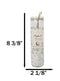 Mystical Magic Symbols White Sage Wicca Tall Tube Scented Candle Home Fragrance