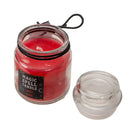 Set of 3 Wicca Halloween Ritual Red Rose Love Passion Spell Candle in Glass Jar