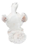 Nautical Marine Distressed Antique White Sea Turtle Wine Bottle Holder Figurine