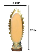 Our Lady of Guadalupe With Mandorla of Rays Mother Mary Catholic Figurine 8"H