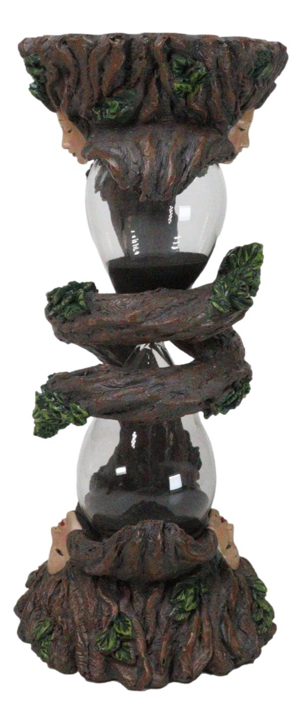 Forest Spirit Tree Lady Greenwoman Ent Gaia Spiraling Branch Sandtimer Figurine