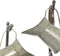 Galvanized Metal Rustic Watering Cans Cascading Basin Electric Water Fountain