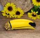 Realistic Faux Toco Toucan Skull with Yellow and Black Beak Sculpture 9" L