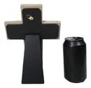 Rustic Inspirational Tuscany Vintage Love Never Fails Heart Relief Wall Cross