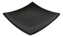 Pack Of 6 Kokuyo Black Collection Curved Square Appetizer Dessert Salad Plates