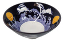 Blue Sky Moon Rabbit Ceramic Ramen Rice Bowl With Soup Spoon Chopsticks And Rest