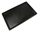 Pack Of 6 Black Kokuyo Ceramic Rectangular Sushi Plate Raised Straight Edge