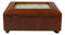 Footprints Inspirational God Carried You Polished Burlwood Musical Trinket Box