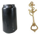 Set Of 2 Vintage Brass Metal Nautical Roped Ship Anchor Beer Bottle Hand Opener