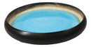 Pack Of 6 Blue Sky Aozora Kannyu Blue Sky Porcelain Wavy Round Deep Plates 9"D