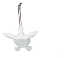 Set Of 6 Antique White Sea Turtles Ocean Marine Wall Hanger Decor Tree Ornaments