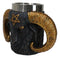 Wicca Occult Sigil Of Baphomet Pentagram Ram Horned Sabbatic Goat Mug 13Oz
