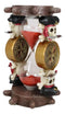 Gothic Marine Pirate Skulls Crossbones Steer Helm Compasses Sand Timer Figurine