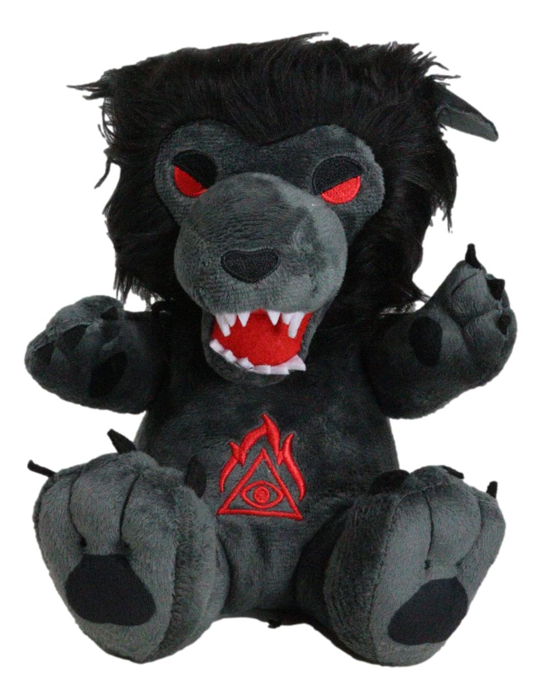 Mythical Dark Fantasy Underworld Werewolf Wolf Man Lycan Soft Plush Toy Doll - Ebros Gift