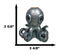 Nautical Cthulhu Octopus Tentacles Sea Monster Backflow Incense Cone Burner