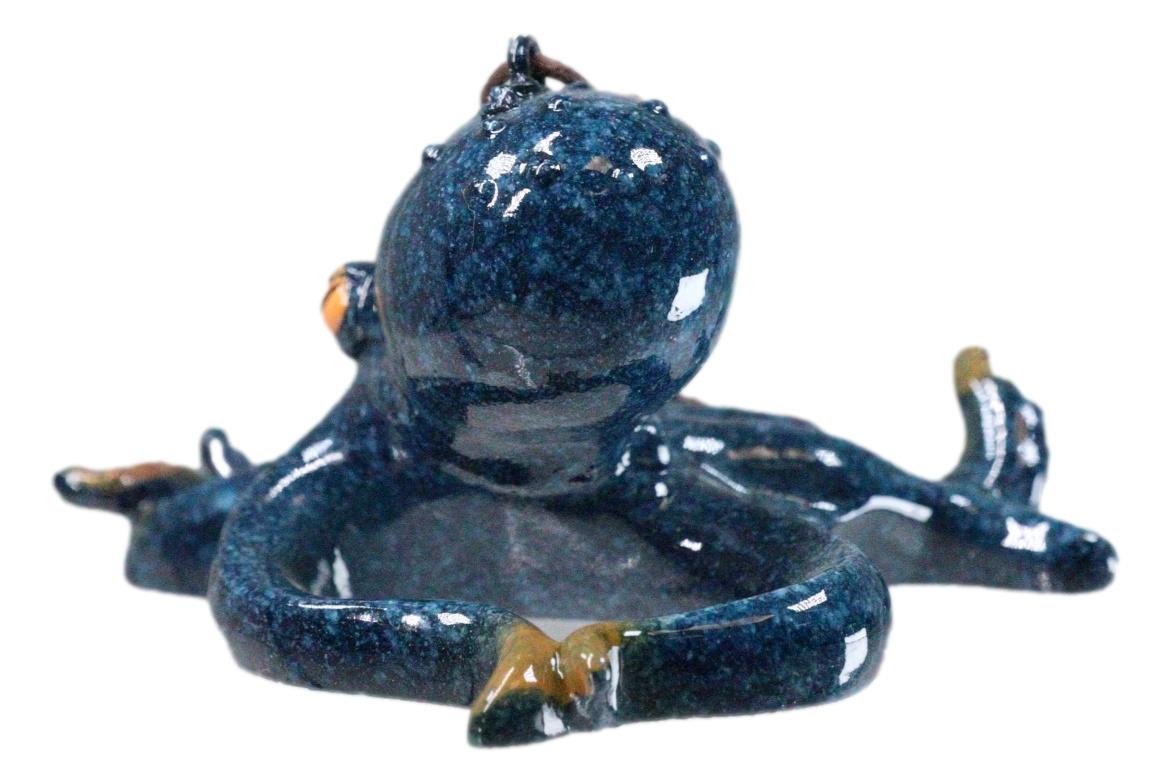 Set Of 6 Blue Giant Sea Octopus Ocean Marine Wall Hanging Decor Tree Ornaments