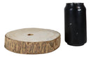 Pack Of 6 Unfinished Natural Wood Slices With Bark 6.25"D DIY Arts And Crafts