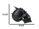 Hell Spawn Silver Spiked Horns Demon Pit Lord Crownbreaker Skull Figurine 8.5"L