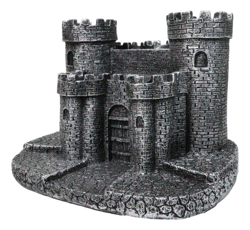 Gothic Medieval Windsor Stonewall Castle Fortress Miniature Display Stand 5"H