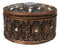 Auspicious Evil Eye Of Providence With Sacred Symbols Round Decorative Box