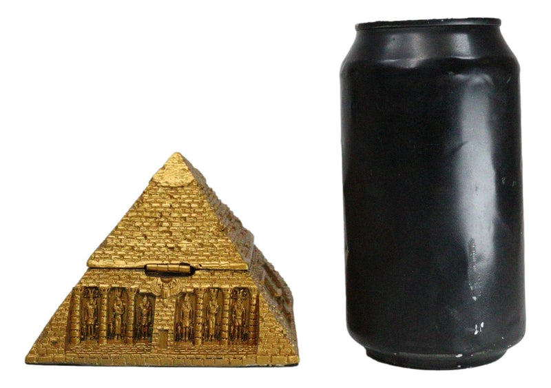 Gods Of Egypt Pharaoh The Great Pyramid Of Khufu Small Hinged Trinket Box Decor