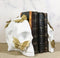 Metamorphosis Golden Butterflies On White Skull Halves Figurine Bookends Set