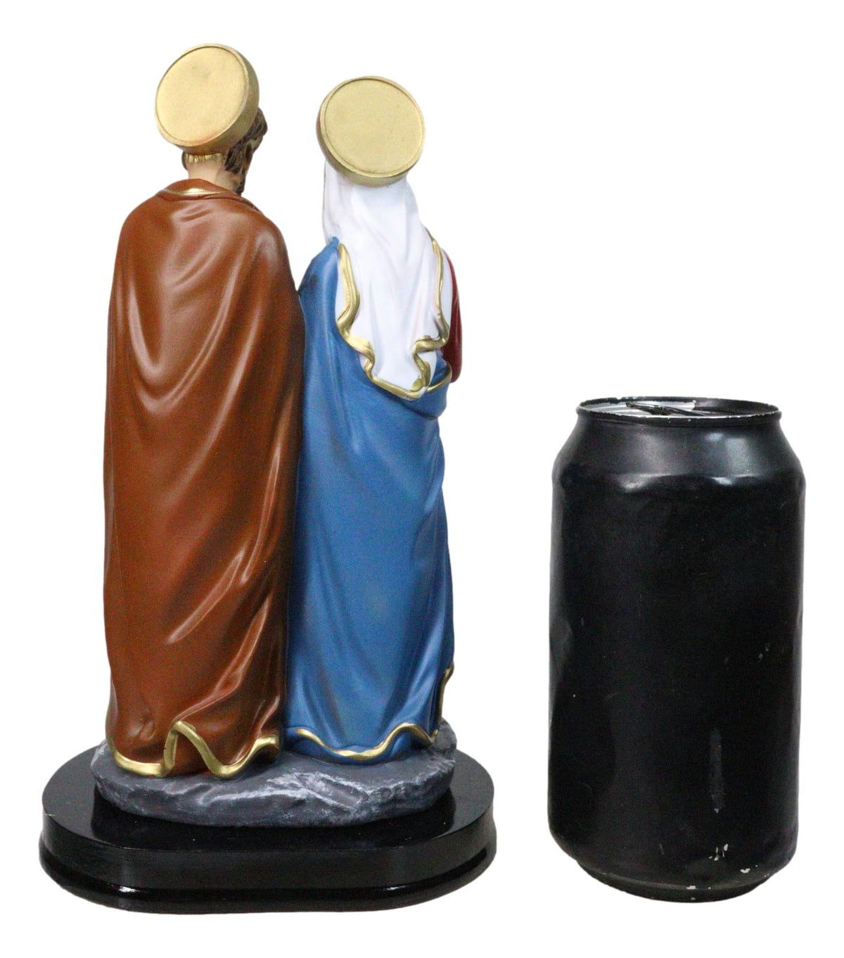 The Holy Family Mother Mary Joseph and Jesus Catholic Figurine With Base 8"H