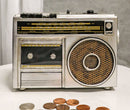 Novelty Vintage Retro Cassette Tape Radio Player Money Coin Savings Piggy Bank
