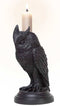 Mystical Wicca Gothic Owl Of Astrontiel Candlestick Candle Holder Figurine