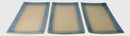 Pack Of 3 Ao Nagashi River Porcelain Long Rectangular Serving Platter 15"X8.5"