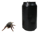 Brown Firefly Lightning Enameled Pewter Austrian Crystals Trinket Jewelry Box