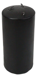 Ritual Spell Vampire Blood Black Unscented Pillar Candle that Bleeds Red 6"H