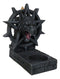 Gothic Alpha Wolf Pentagram Wheel Candle And Backflow Incense Cone Burner Holder