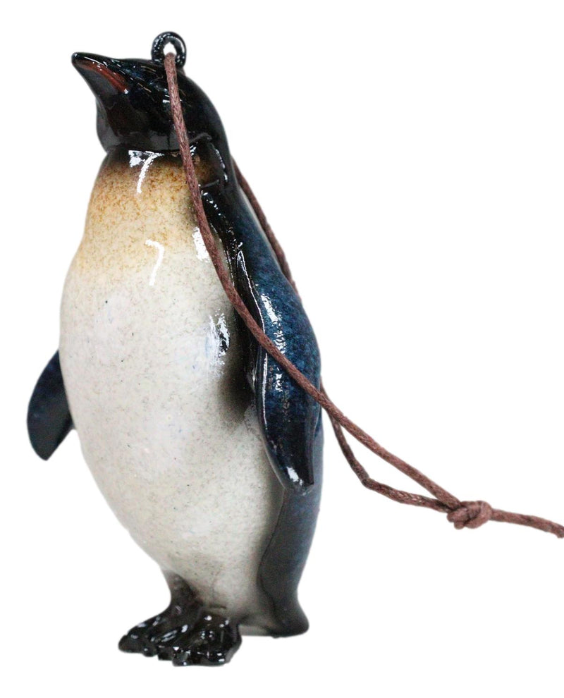 Set Of 6 Nautical Emperor Penguins Ocean Marine Wall Decor Tree Ornaments