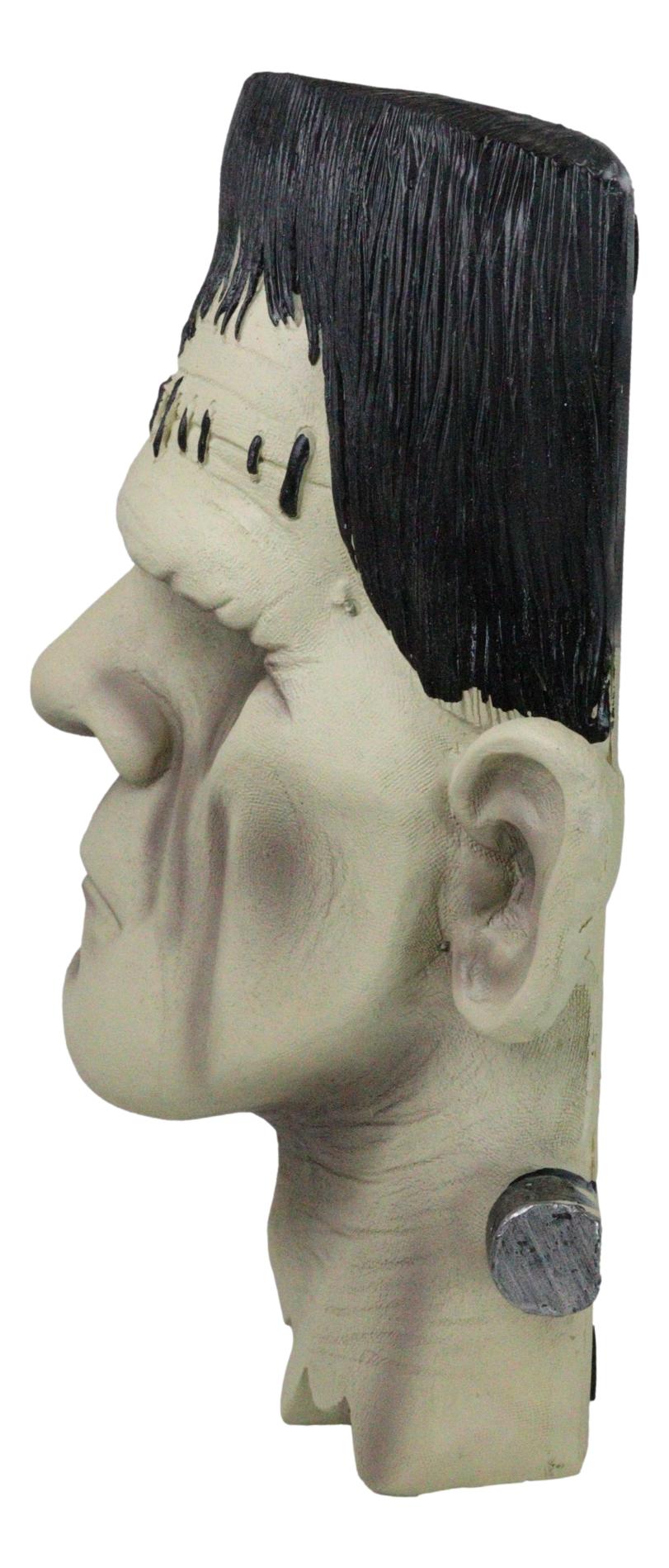 Dr Victor Frankenstein Monster Wall Decor Zombie Sculptural Hanging Plaque 15"H - Ebros Gift