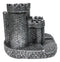Gothic Medieval Windsor Stonewall Castle Fortress Miniature Display Stand 5"H
