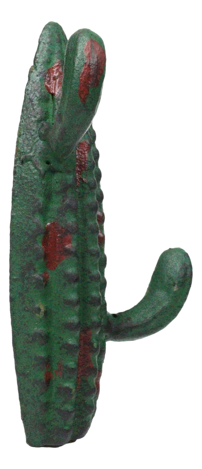 Pack Of 2 Cast Iron Rustic Southwestern Desert Cactus 2-Pegs Double Wall Hook