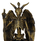 Eliphaz Levi Winged Sabbatic Goat Baphomet Skeleton Bone Creature Figurine