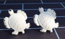 Pack Of 6 Aged White Nautical Marine Sea Turtle Drawer Cabinet Door Pull Knobs