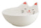 Pack Of 4 Maneki Neko Lucky Cat Small 4.75" D Appetizer Coupe Plate Dish Bowls