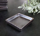 Set Of 6 Black Iron Clay Tetsu Kesho Ceramic Square Condiment Sauce Dishes 2oz