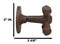 Pack Of 2 Cast Iron Vintage Rustic Farmhouse Cross Handle Sink Faucet Wall Hooks