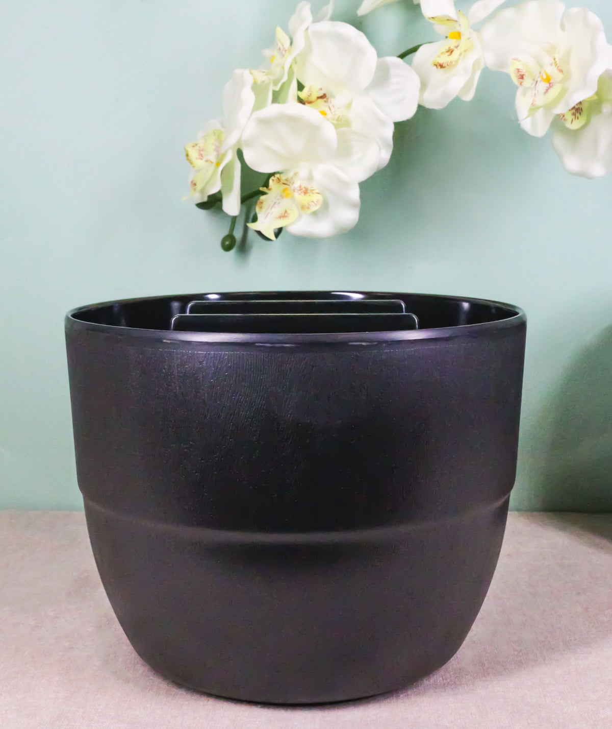 Made In Japan Melamine Modern Ohitsu Rice Container Serving Bowl With Lid 60oz