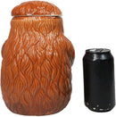 Forest Mythical Creature Sasquatch Big Foot Cryptid Ape Ceramic Cookie Jar