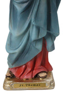 Christian Apostle Of Jesus Saint Thomas The Logical Doubter Thinker Figurine 8"H
